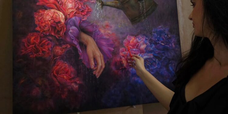 Pastel sobre Pastelmat: la técnica que define a Maite Rojas